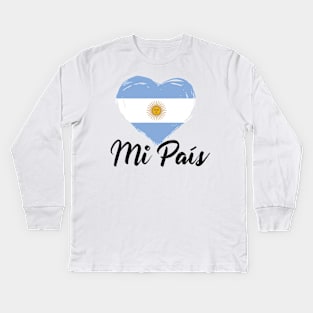 Mi País Kids Long Sleeve T-Shirt